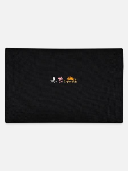 Peace Love Empanadas - Pencil Case - black - Back