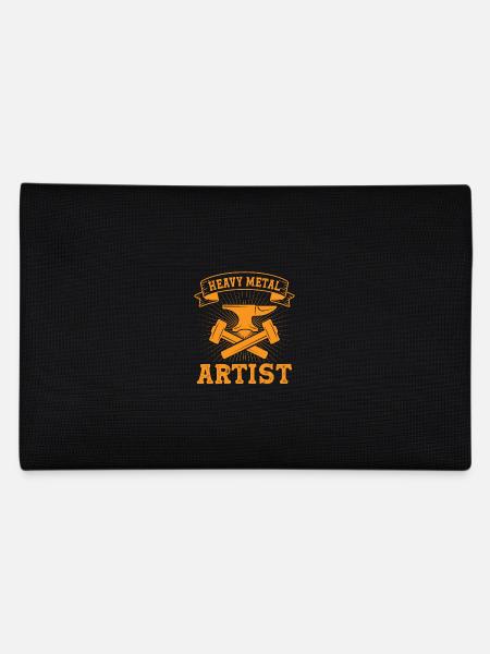 Blacksmith Heavy Metal Artist Gift Idea - Federtasche - Schwarz - Hinten