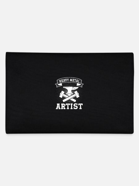 Heavy Metal Artist Forging Gift Idea - Federtasche - Schwarz - Hinten