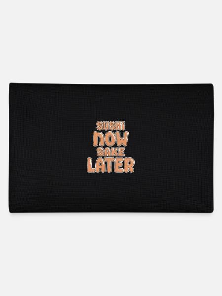 Sushi Lover Sushi Now Sake Later Sushi - Pencil Case - black - Back