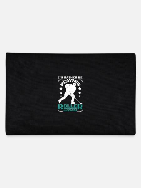 Je préfère jouer au roller hockey - Trousse - noir - Dos