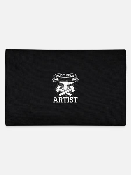 Heavy Metal Artist Forging Gift Idea - Federtasche - Schwarz - Hinten