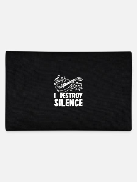 I destroy silence Oud - Federtasche - Schwarz - Hinten