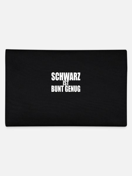 Black Is Colorful Enough Gothic Black Metal Emo - Pencil Case - black - Back