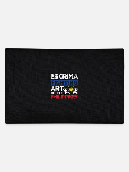 Escrima fighting art of the philippines - Pencil Case - black - Back