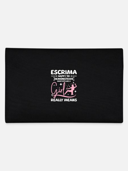 Frappe comme une fille Escrima - Trousse - noir - Dos