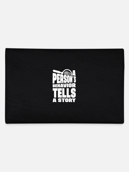 Person´s Tells Story Professional Forensic Gift - Federtasche - Schwarz - Hinten