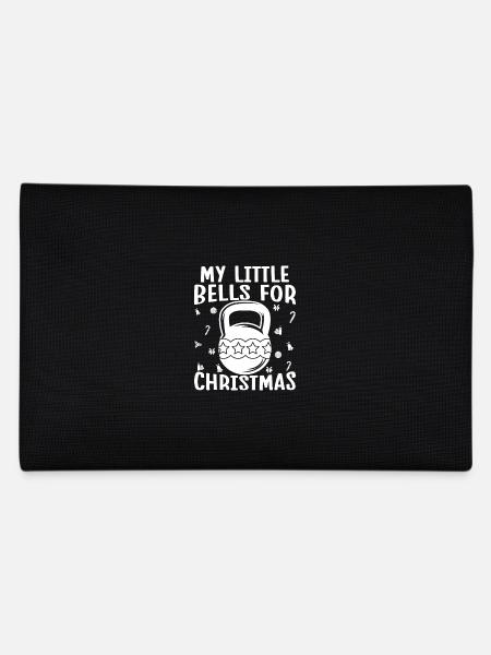 Gym Junkies My Little Bells For Christmas - Pencil Case - black - Back