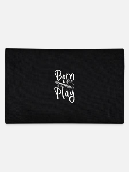 Born to play Mandolin - Pencil Case - black - Back