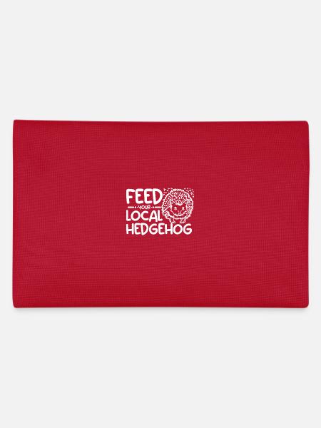 Feed your local hedgehog - Federtasche - Rot - Hinten