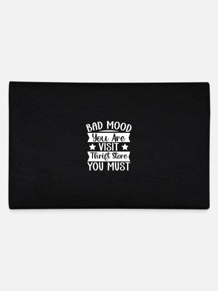 Thrift Shop Bad Mood Visit Thrift Store Love - Pencil Case - black - Back