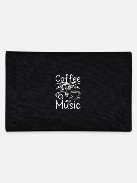 Café et musique - Trousse - noir - Dos
