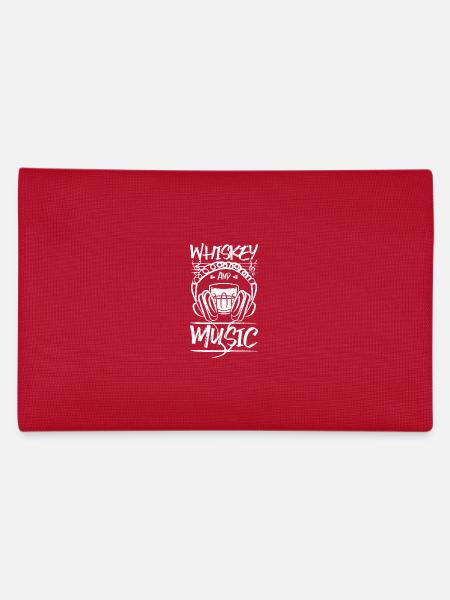 whiskey and Music - Pencil Case - red - Back