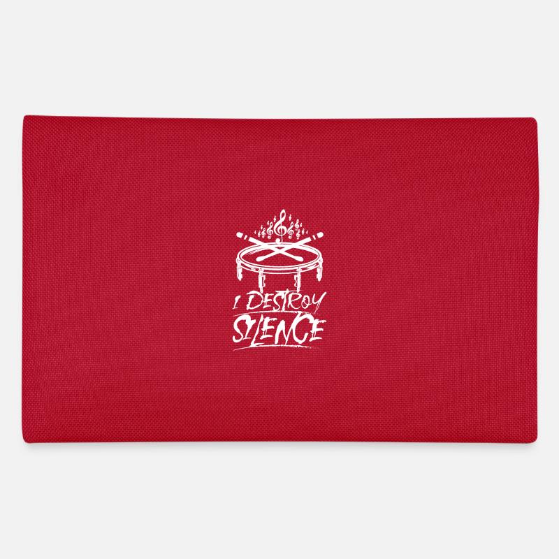 I destroy silence playing Snare drum Federtasche