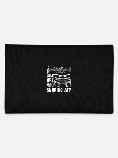 What are you snaring at Snare drum - Federtasche - Schwarz - Hinten