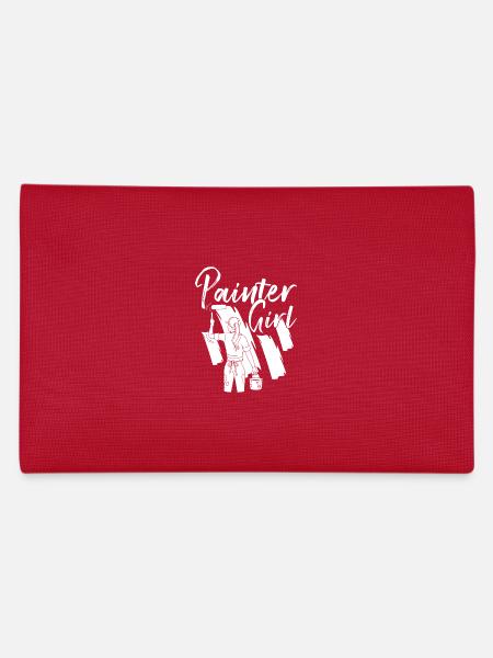 House Painter Decorator Designs - Funny Gifts for - Pencil Case - red - Back