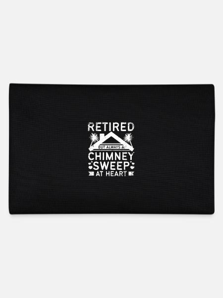 Retired but always a chimney sweep at heart - Federtasche - Schwarz - Hinten