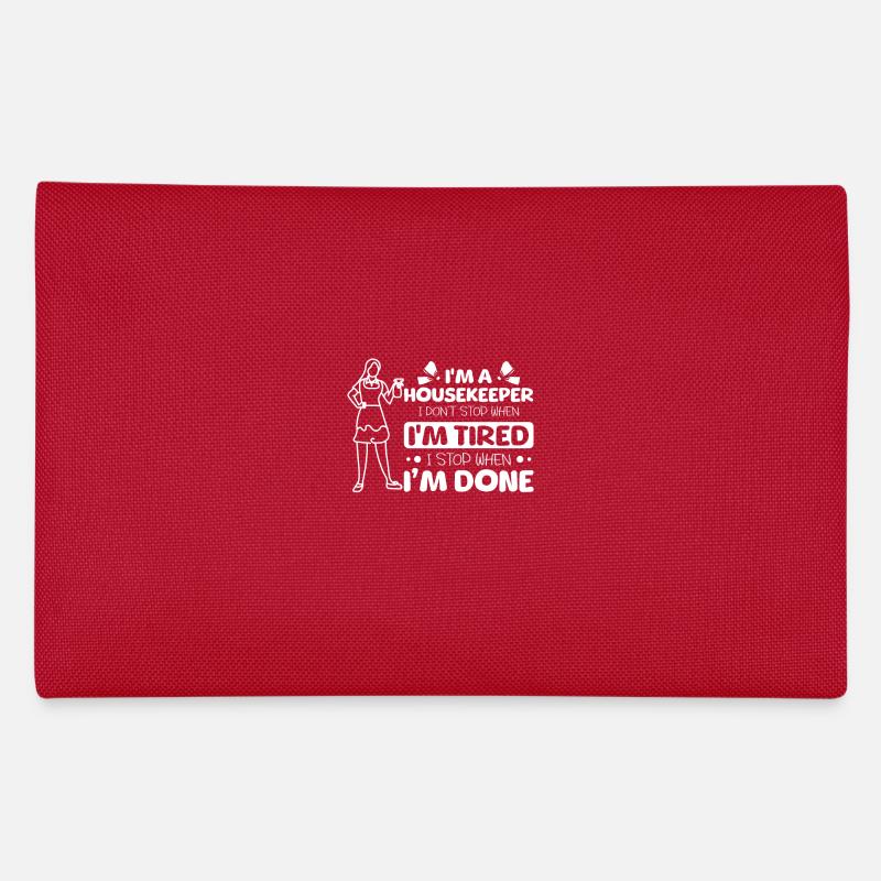Housekeeper I stop when I'm done Federtasche