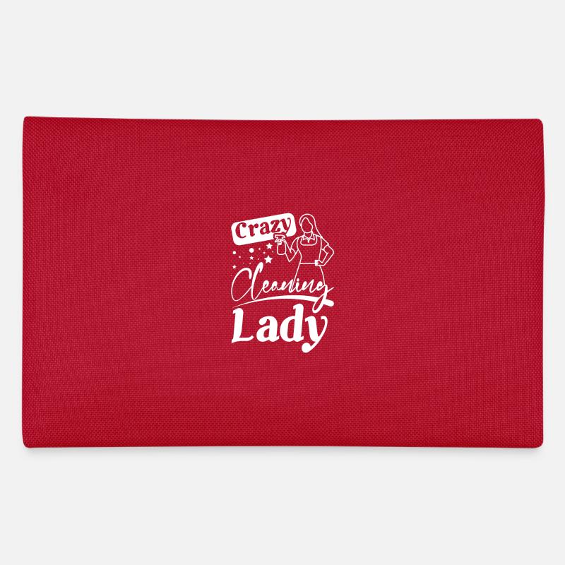 Housekeeper crazy cleaning lady Federtasche