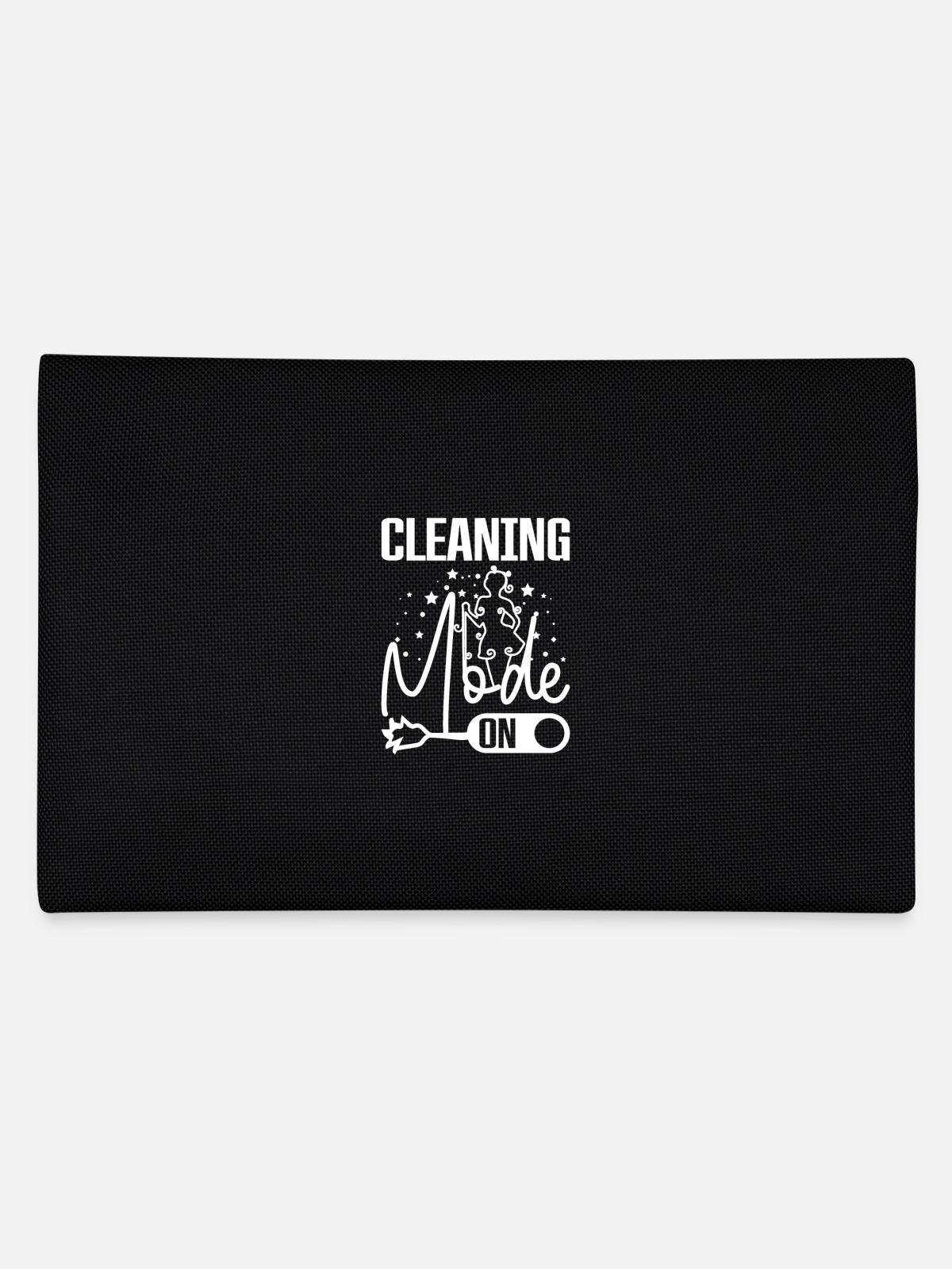 Housekeeping cleaning mode on - Pencil Case - black - Back
