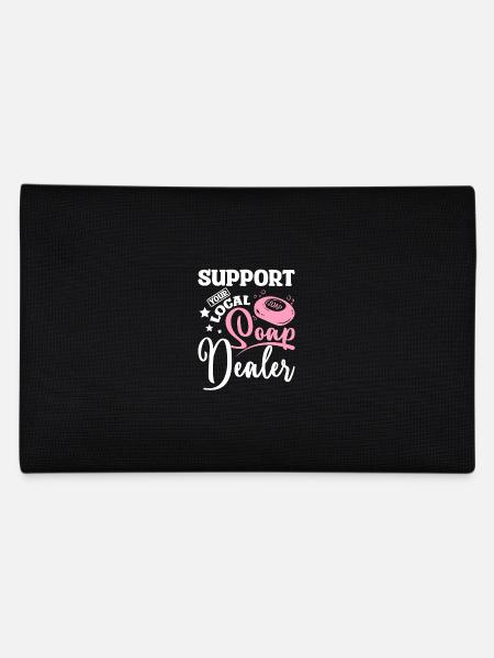 Support your local Soap maker dealer - Pencil Case - black - Back