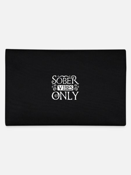 Sobriety Sober Vibes Only - Federtasche - Schwarz - Hinten