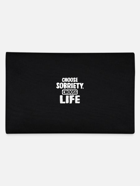 Choose Sobriety Choose Life - Federtasche - Schwarz - Hinten