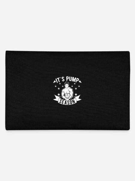 Powerlifting Bodybuilder It´s Pump Season Gym - Federtasche - Schwarz - Hinten