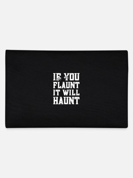If You Flaunt It Will Haunt Ghost Investigator - Pencil Case - black - Back