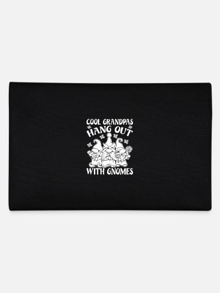 Gnome Costume Men Grandpas Hang Out With Gnome - Pencil Case - black - Back
