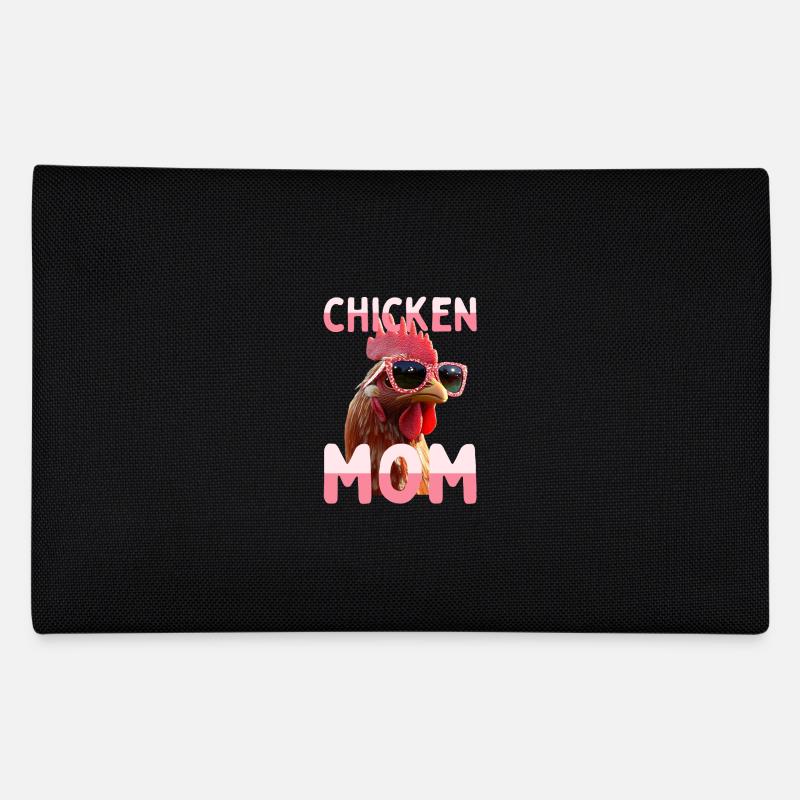 Chicken Mom Huhn Mama Bäuerin Muttertag Hühner Federtasche