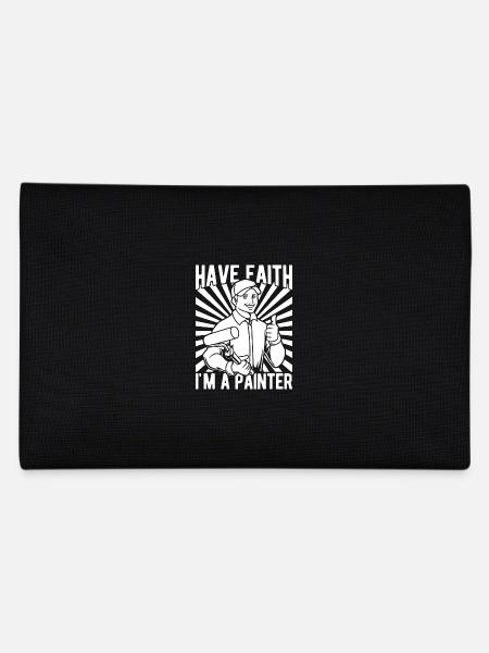 Peintre en bâtiment Dessins hilarants Cadeaux uniques - Trousse - noir - Dos