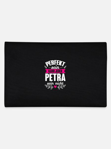 Petra Perfekt Sein Kann Jeder Petra Nicht - Federtasche - Schwarz - Hinten