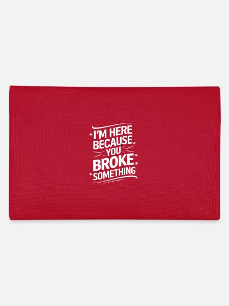 Technical Support Computer - Pencil Case - red - Back