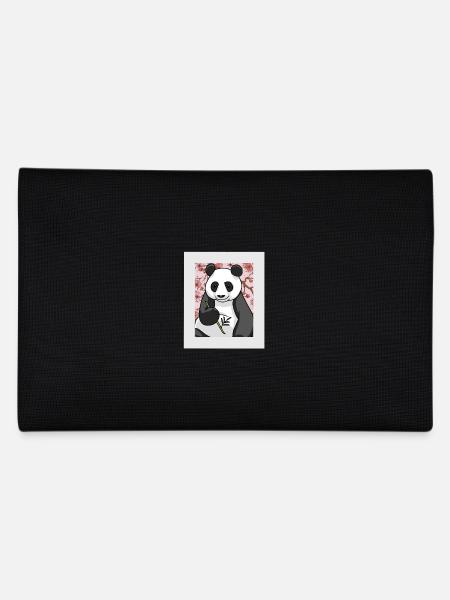 Asia China Panda Bear Bears Kids Child - Pencil Case - black - Back