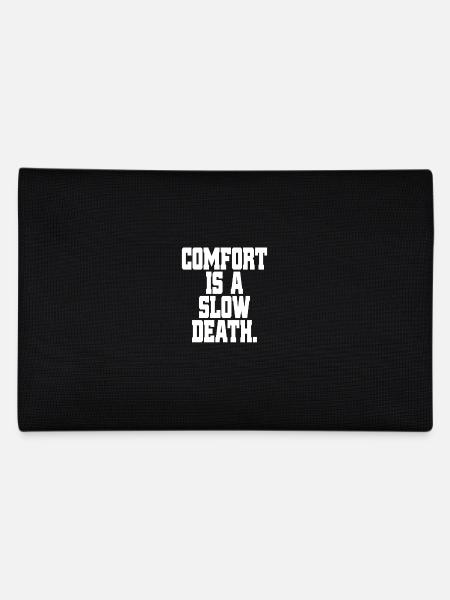 Comfort Is A Slow Death Training Laufen Fitness - Federtasche - Schwarz - Hinten