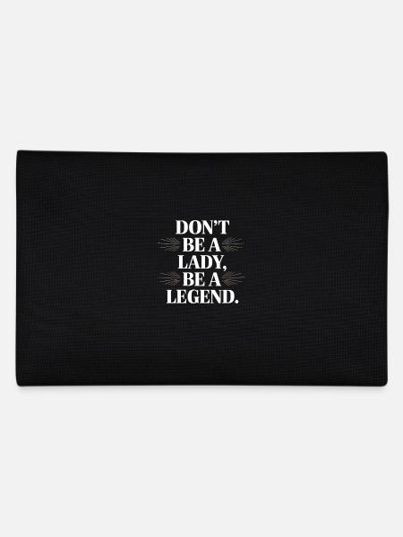 Don't Be A Lady Be A Legend Mother's Day Legend Woman - Pencil Case - black - Back