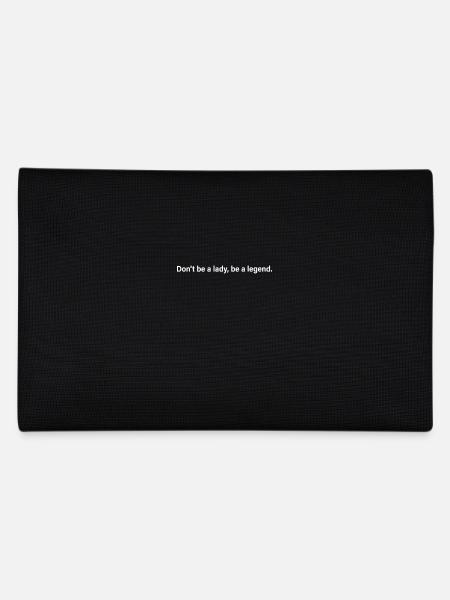 Don't Be A Lady Be A Legend Mother's Day Legend Woman - Pencil Case - black - Back