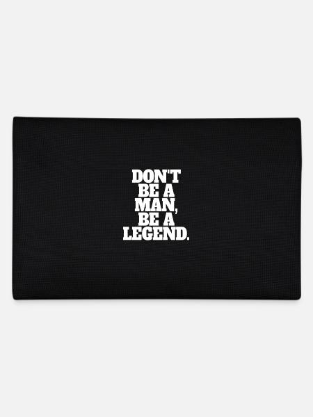 Don't Be A Man Be A Legend Mann Vatertag Legende - Federtasche - Schwarz - Hinten