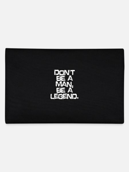 Don't Be A Man Be A Legend Mann Vatertag Legende - Federtasche - Schwarz - Hinten
