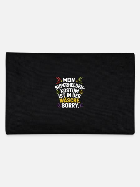 Superhero Costume Is In The Laundry Carnival Cologne - Pencil Case - black - Back