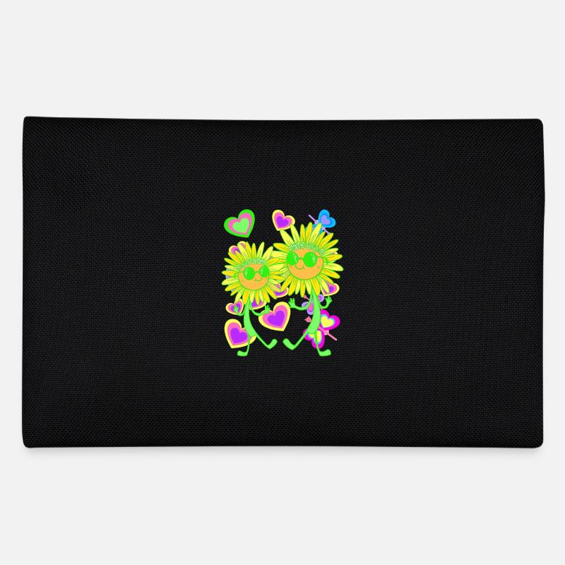 Sonnenblume Blume Herz Retro 80er 90er Kinder Federtasche