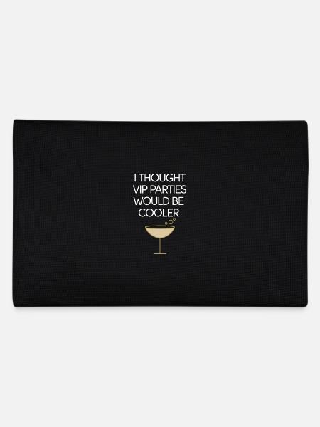 I Thought VIP Parties Would Be Cooler Ironie VIP - Federtasche - Schwarz - Hinten