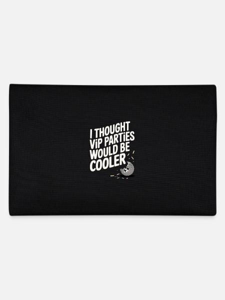 I Thought VIP Parties Would Be Cooler Ironie VIP - Federtasche - Schwarz - Hinten