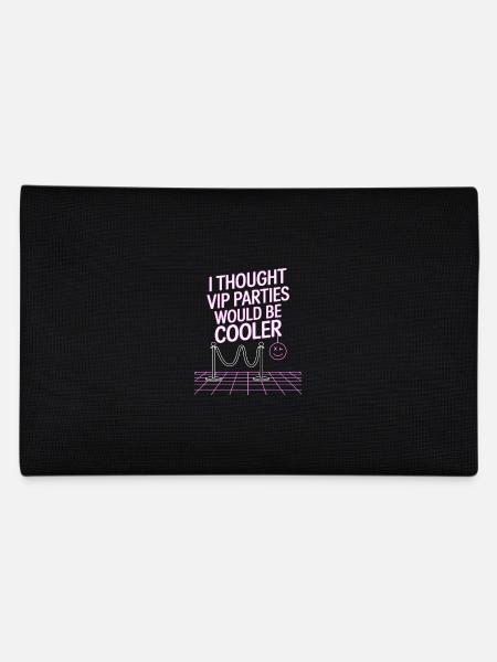 I Thought VIP Parties Would Be Cooler Ironie VIP - Federtasche - Schwarz - Hinten