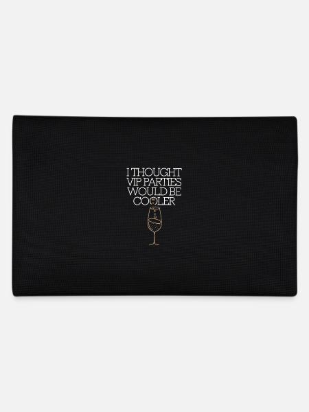 I Thought VIP Parties Would Be Cooler Ironie VIP - Federtasche - Schwarz - Hinten
