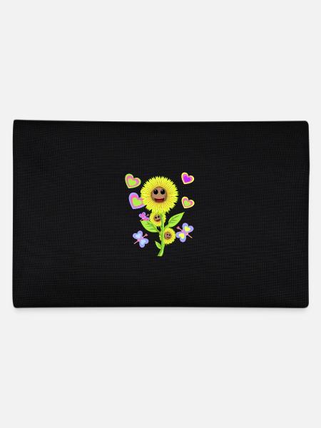 Sunflower Sunflowers Garden Flower Flowers - Pencil Case - black - Back