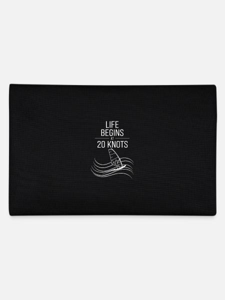 La vie de windsurfer commence à 20 nœuds Windsurfer - Trousse - noir - Dos