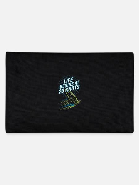 La vie de windsurfer commence à 20 nœuds Windsurfer - Trousse - noir - Dos