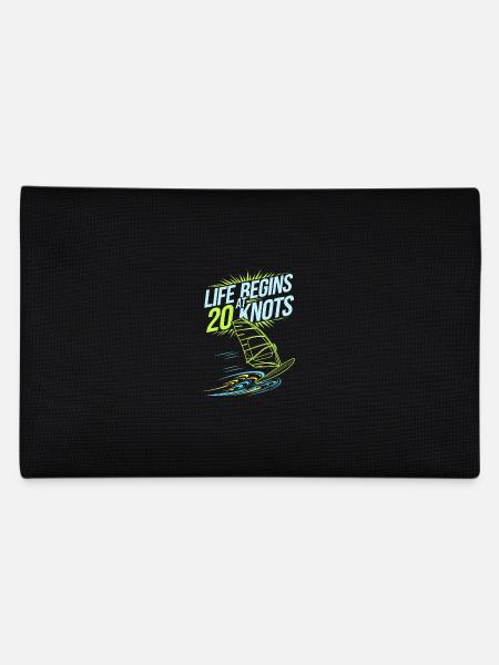 La vie de windsurfer commence à 20 nœuds Windsurfer - Trousse - noir - Dos